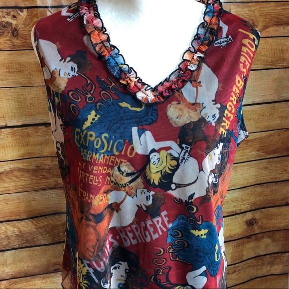 John Paul Richard Tops - John Paul Richard Toulouse-Lautrec Style Shirt